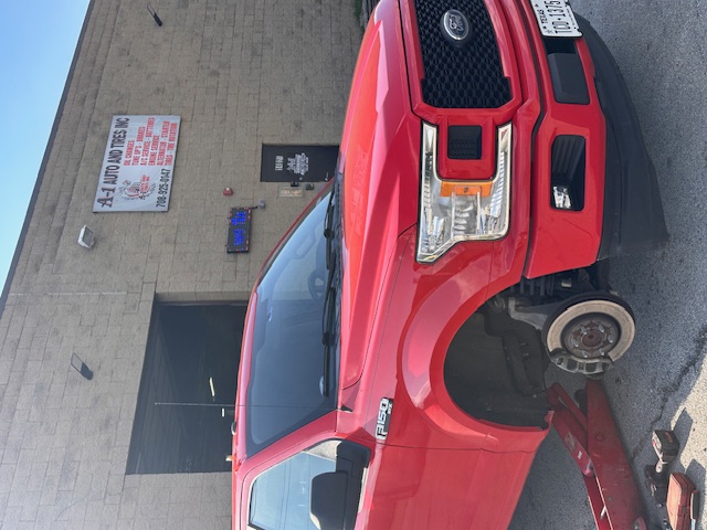 Brake and suspension work on a Ford F-150 at A-1 Auto & Tires